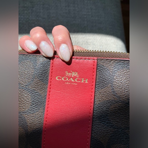 Coach Signature Wristlet - Picture 2 of 4